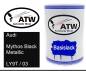 Preview: Audi, Mythos Black Metallic, LY9T / 03: 500ml Lackdose, von ATW Autoteile West.